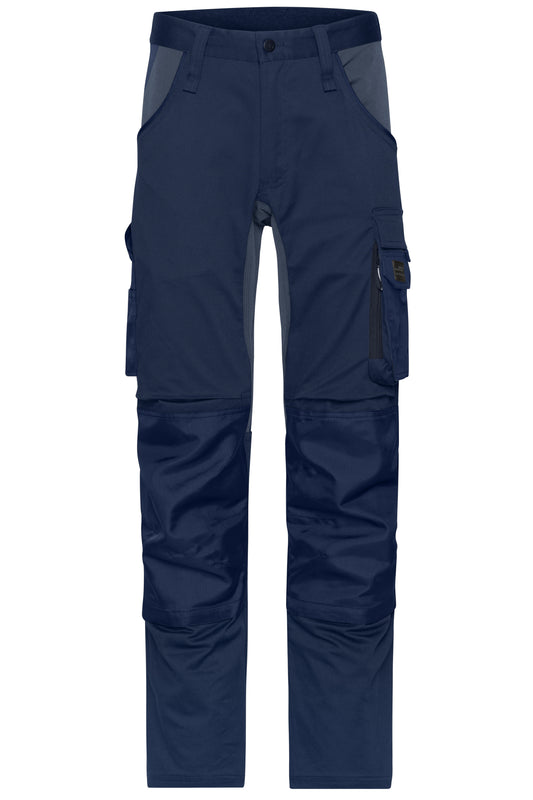 Workwear Stretch-Pants Slim Li - Navy/Carbon