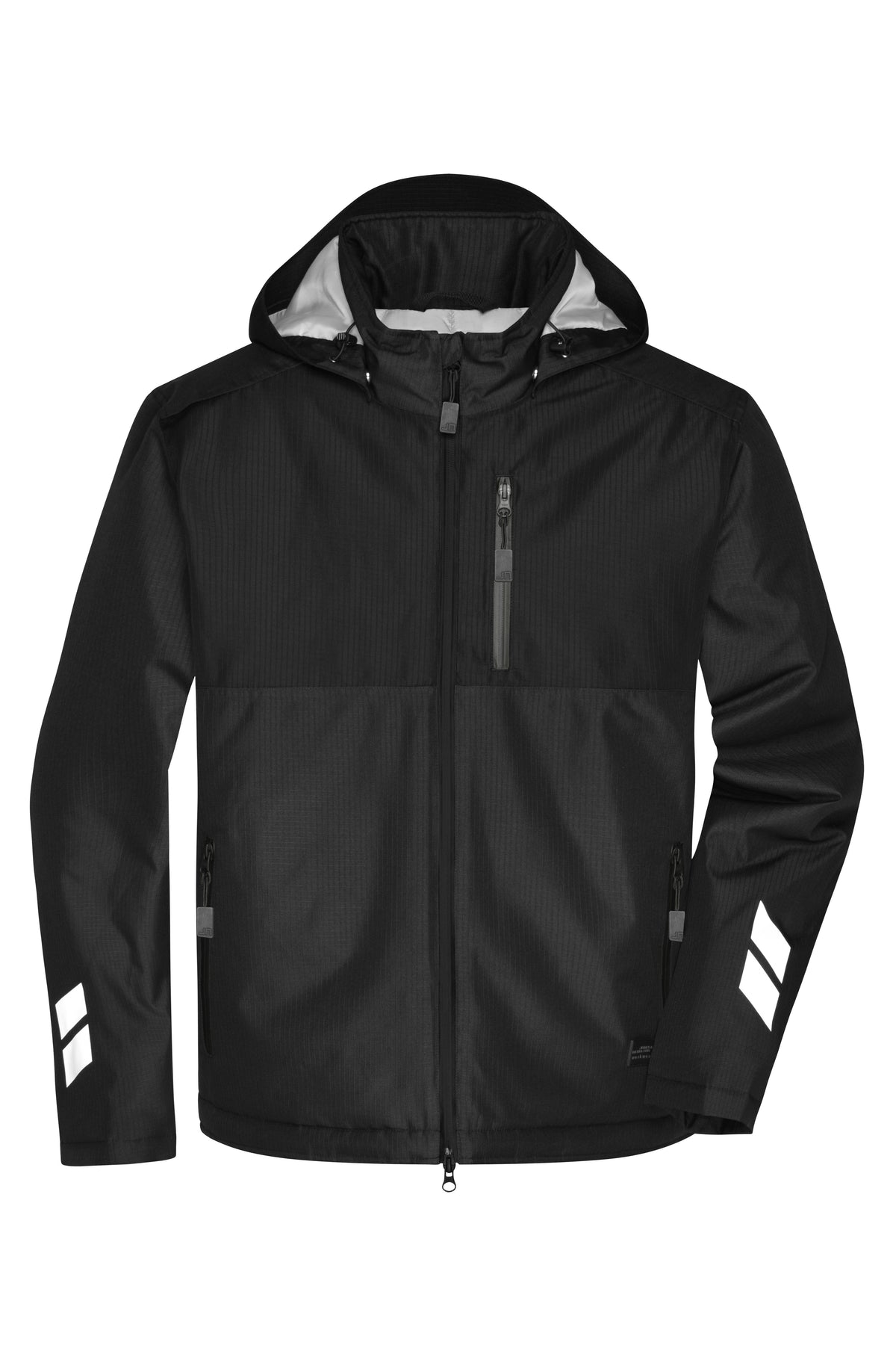 Padded Hardshell Workwear Jack - Black/Black