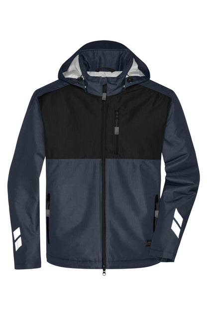 Padded Hardshell Workwear Jack - Carbon/Black