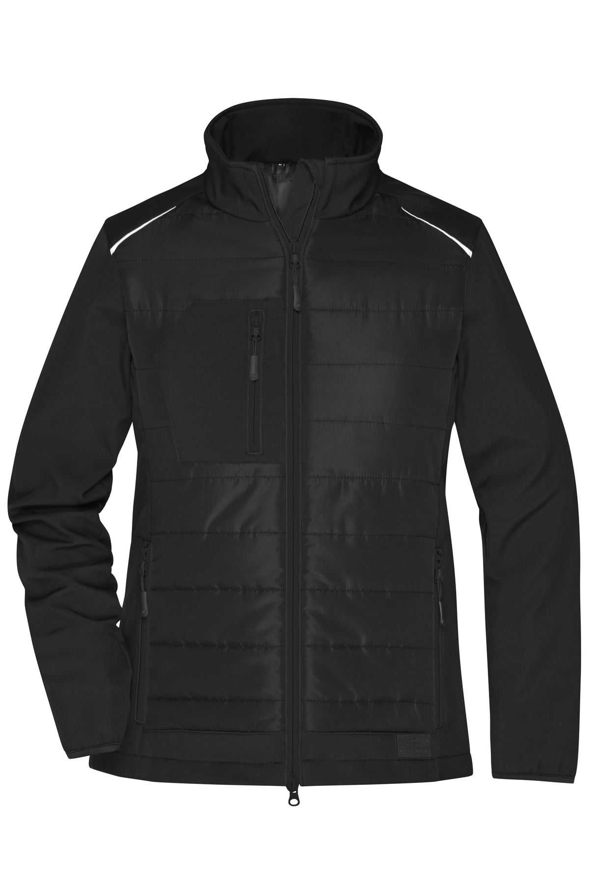 Ladies’ Hybrid Jacket - Black/Black