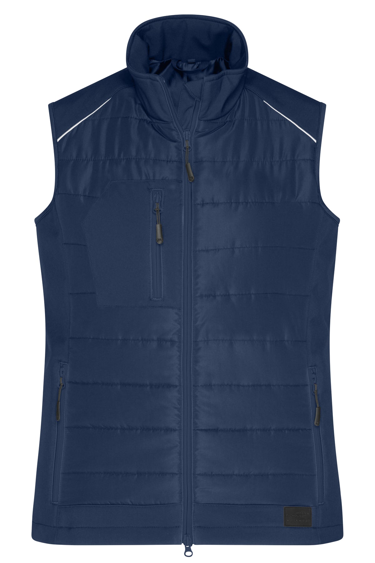 Ladies’ Hybrid Vest - Navy/Navy