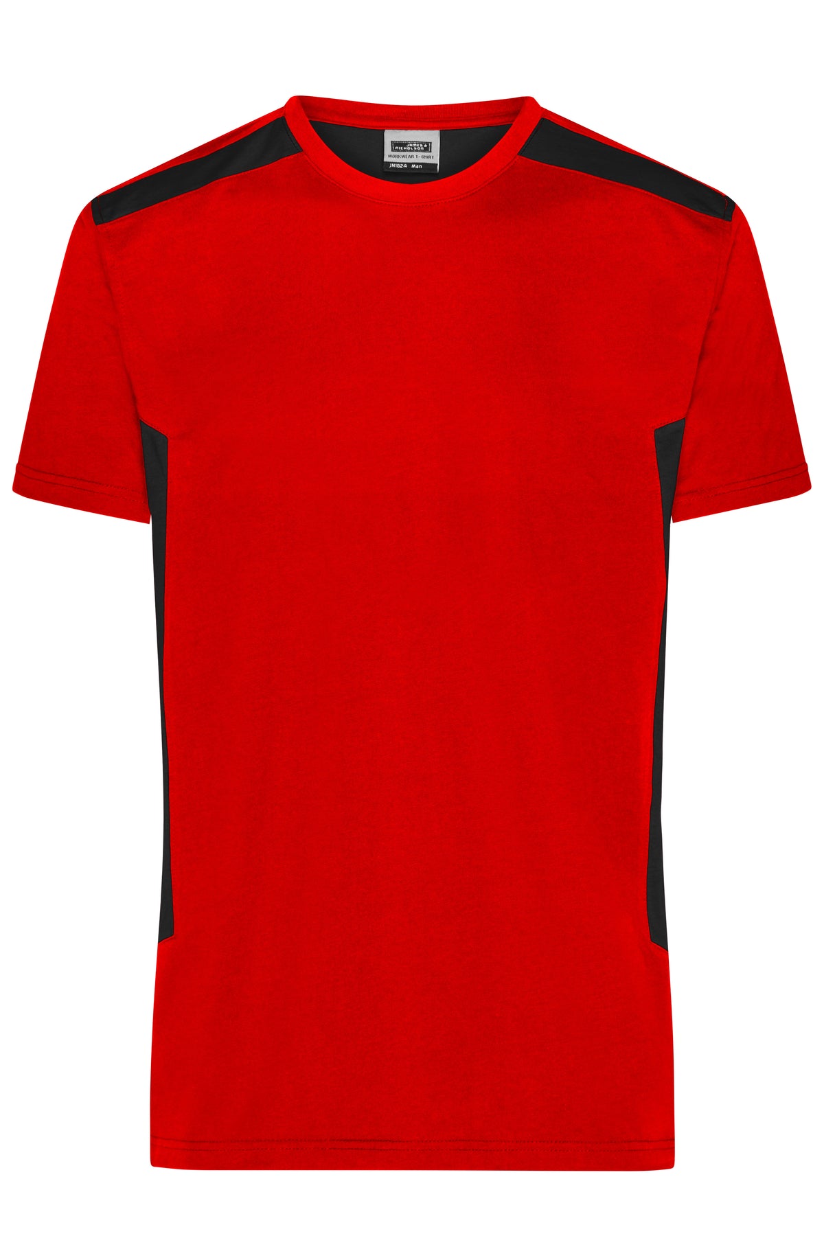 Men´s Workwear T-shirt - Red/Black