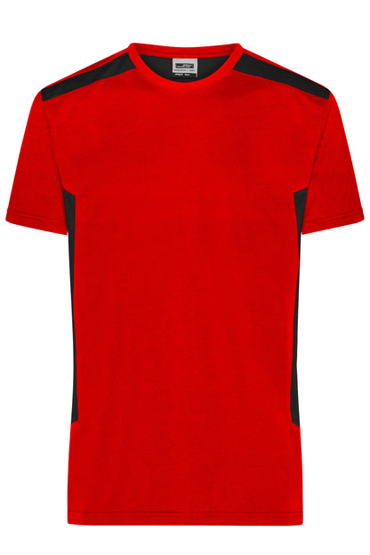 Men´s Workwear T-shirt - Red/Black