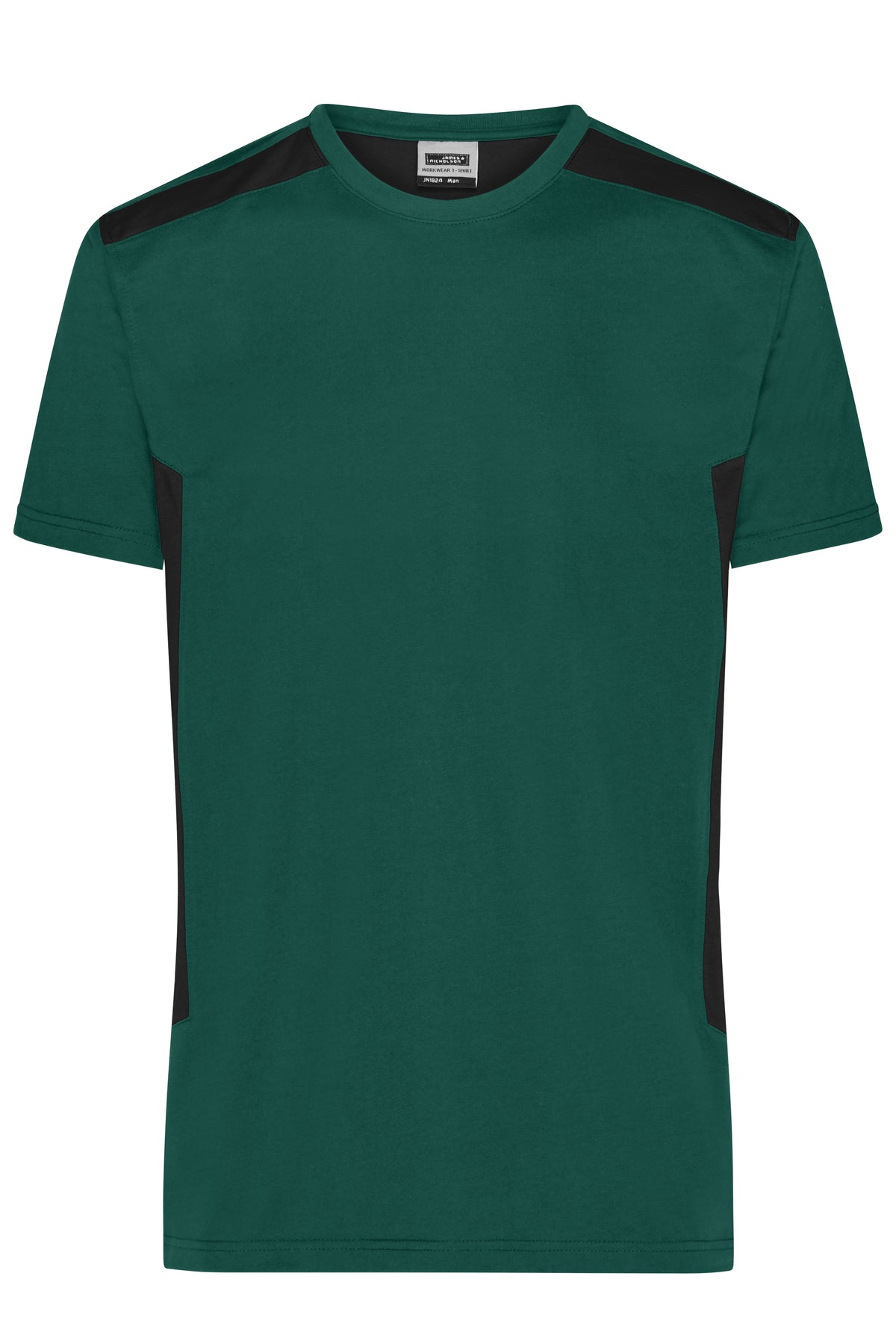 Men´s Workwear T-shirt - Dark Green/Black