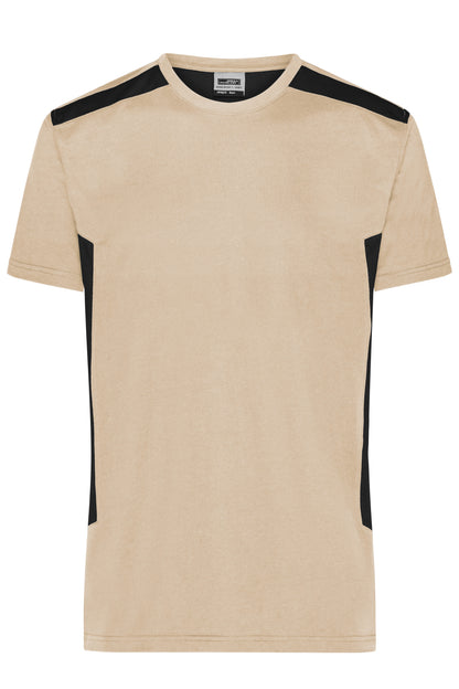 Men´s Workwear T-shirt - Stone/Black