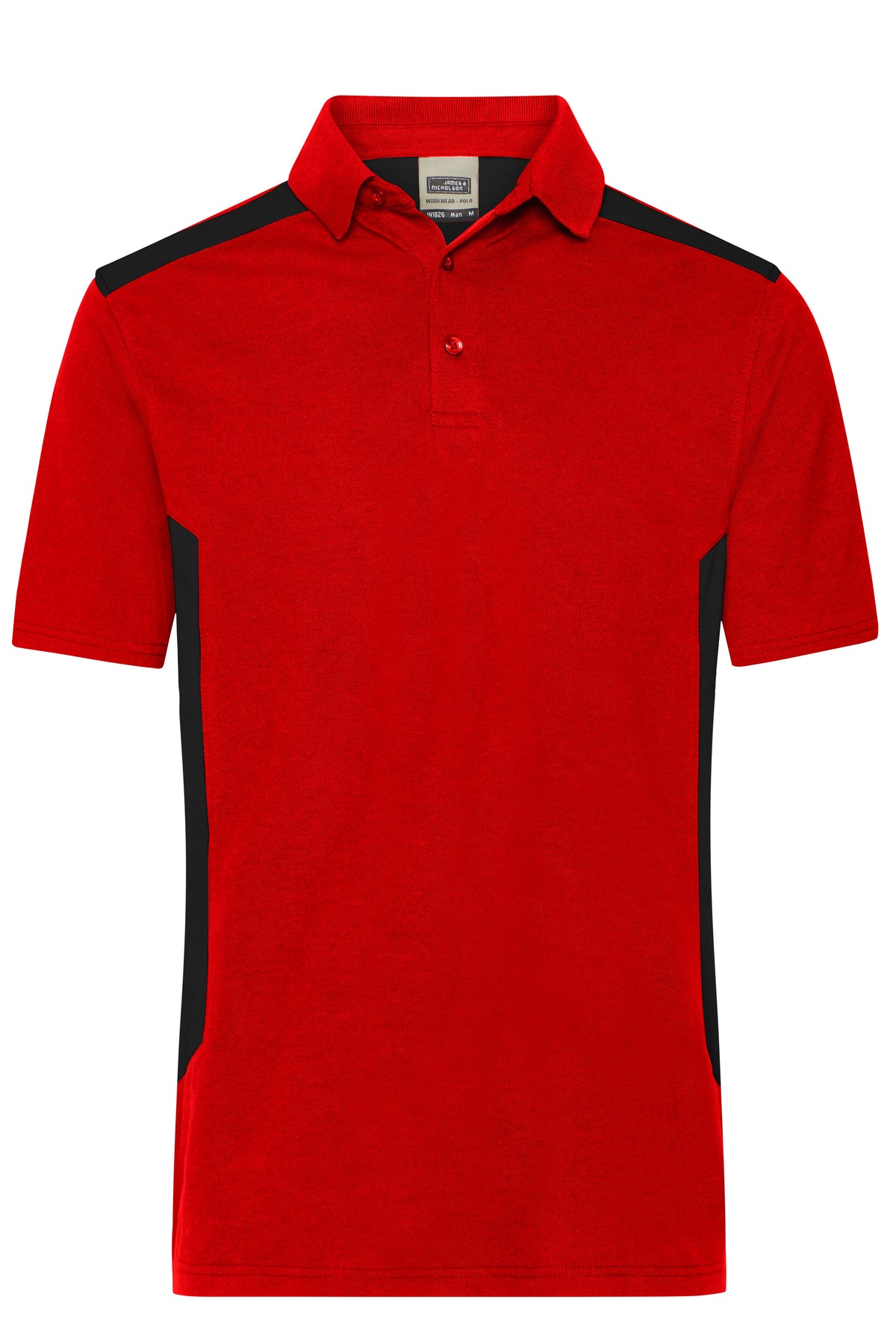 Men´s Workwear Polo - STRONG - Red/Black
