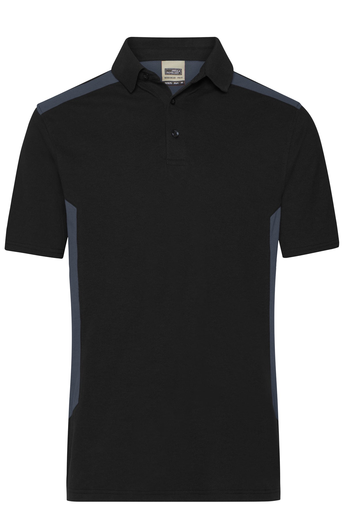Men´s Workwear Polo - STRONG - Black/Carbon