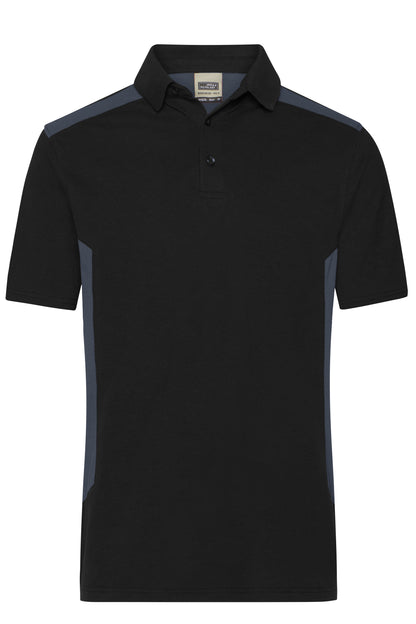 Men´s Workwear Polo - STRONG - Black/Carbon