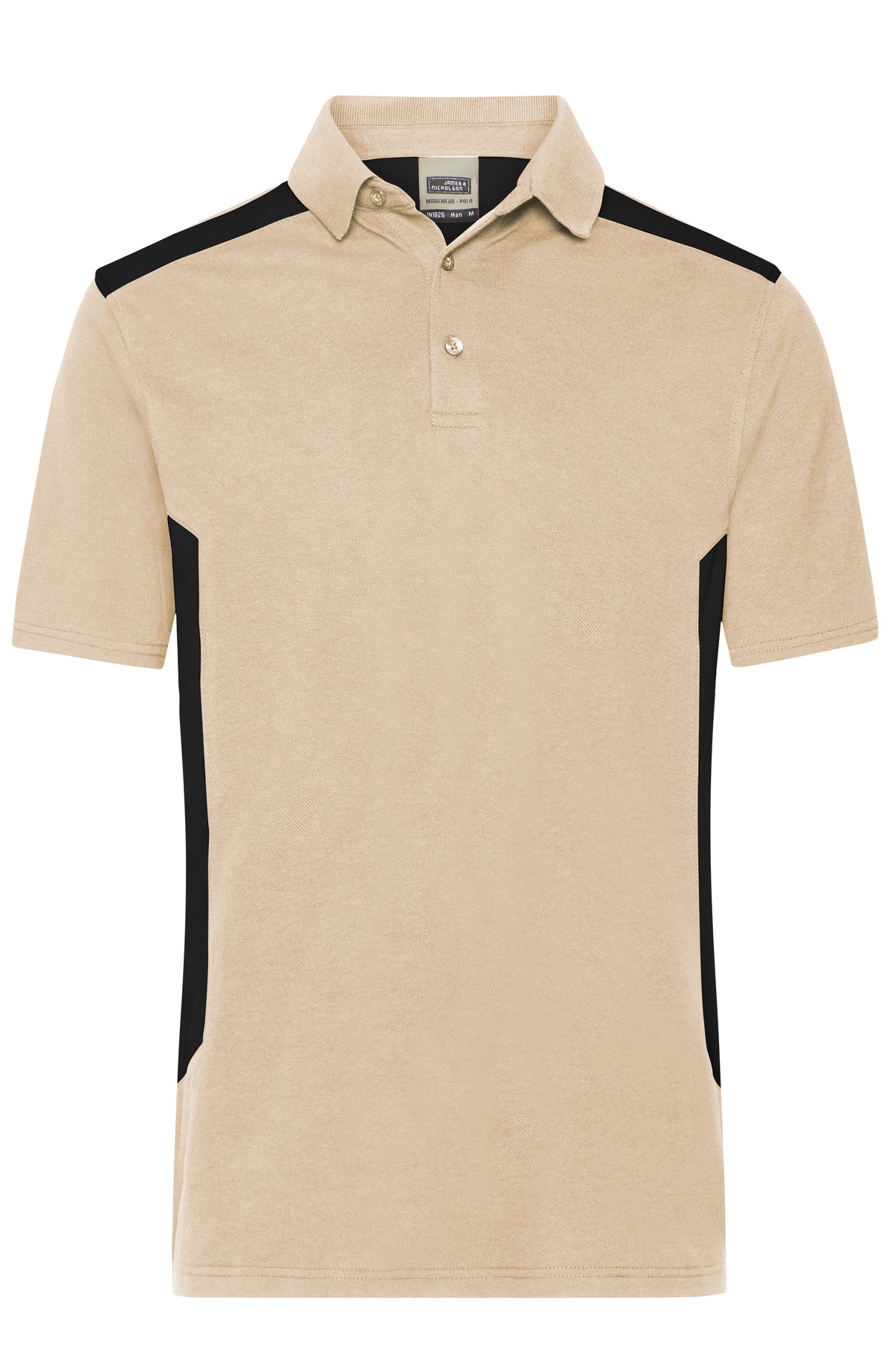 Men´s Workwear Polo - STRONG - Stone/Black