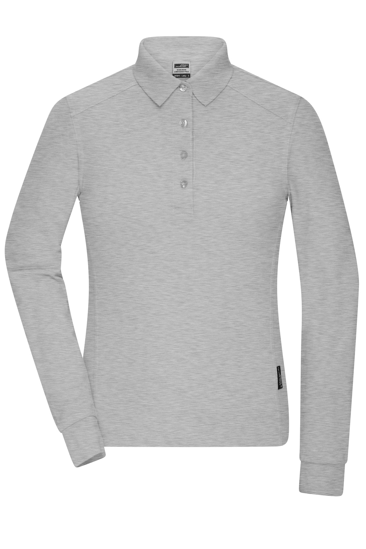 Ladies´ Workwear LSL Polo - Grey-Heather
