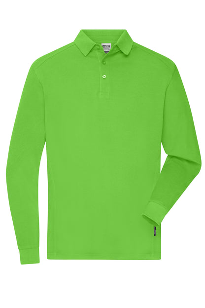 Men´s Workwear LSL Polo - Lime-green