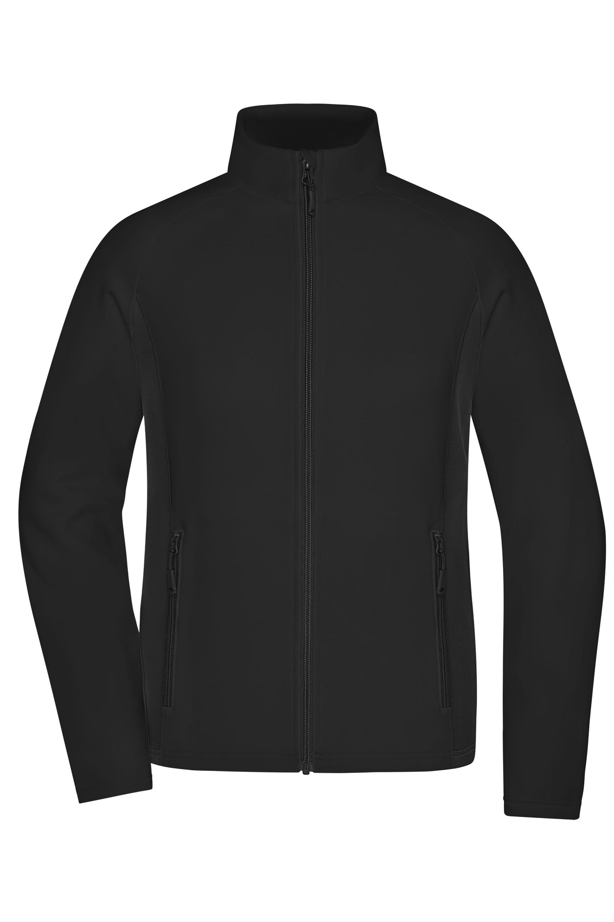 Ladies Stretchfleece Jacket - Black/Black