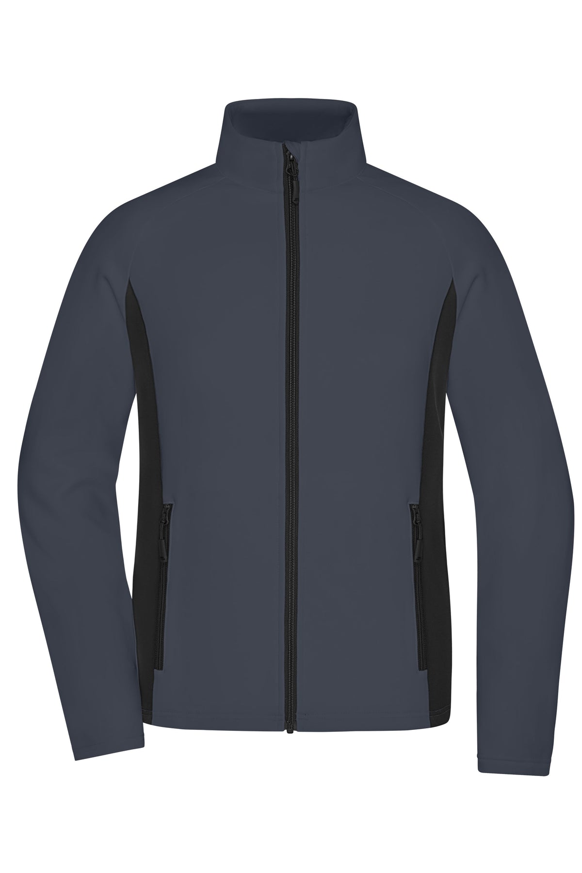 Ladies Stretchfleece Jacket - Carbon/Black