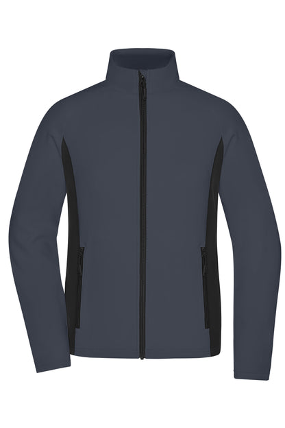Ladies Stretchfleece Jacket - Carbon/Black