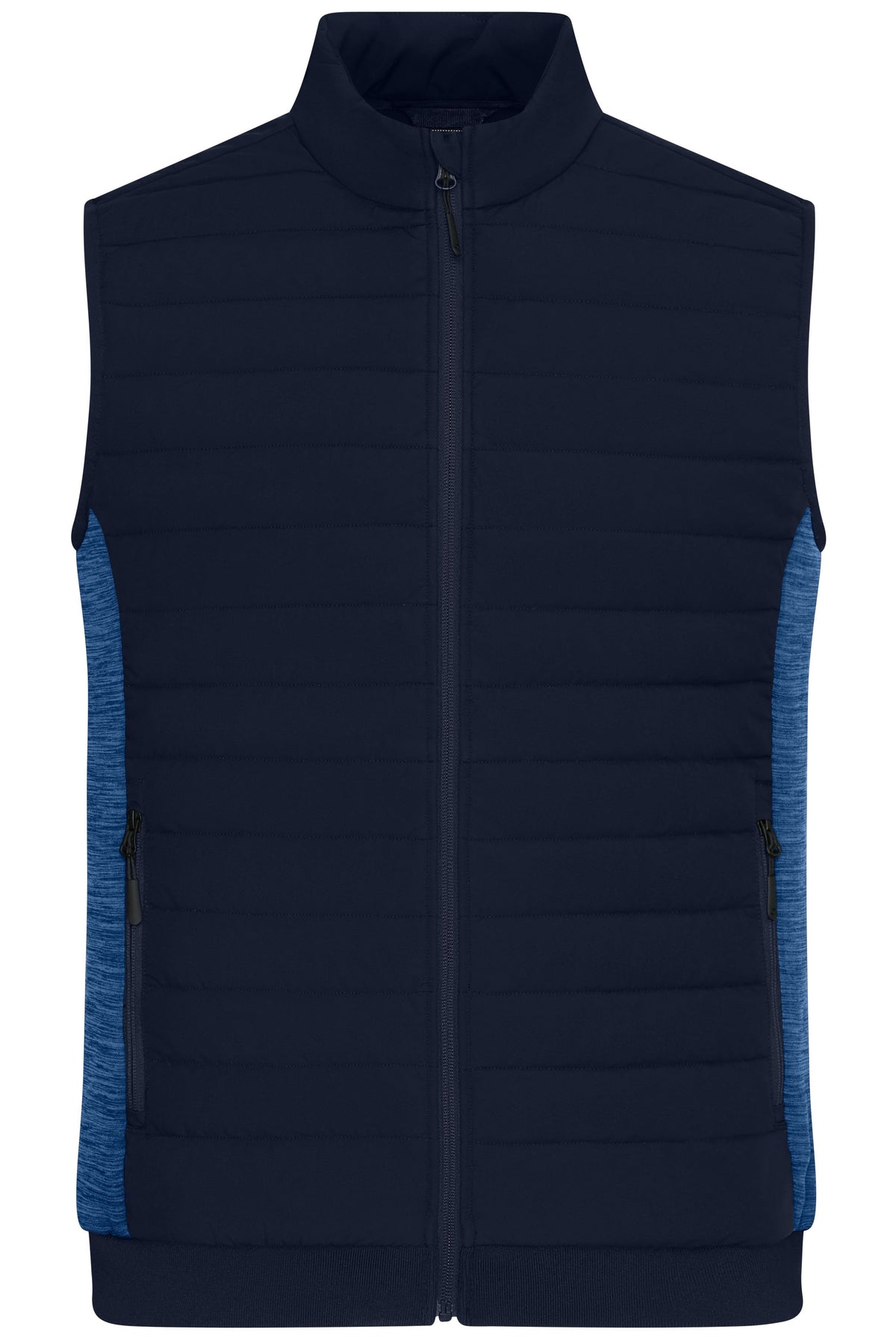 Men’s Padded Hybrid Vest - Navy/Royal-melange