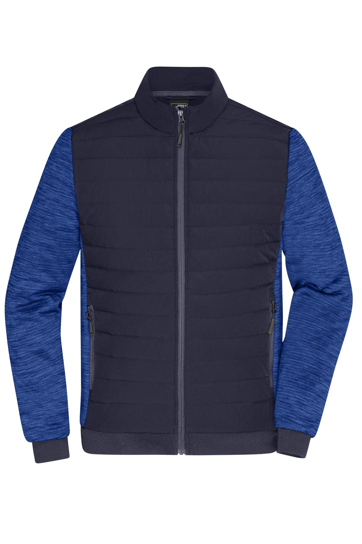 Men´s Padded Hybrid Jacket - Navy/Royal-melange