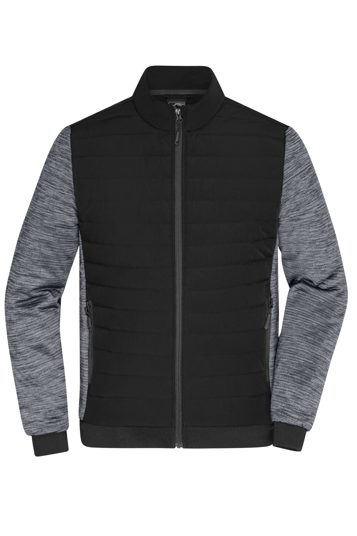 Men´s Padded Hybrid Jacket - Black/Carbon-Melange