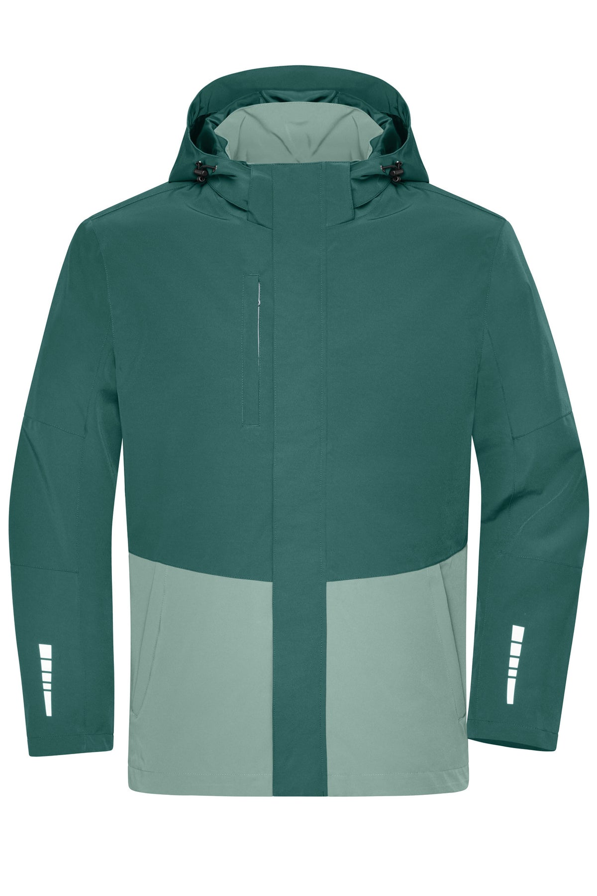 Workwear Hardshell Rainjacket - Industrial-green/foggy-green