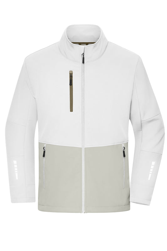 Workwear Softshell Jacket - White/cement