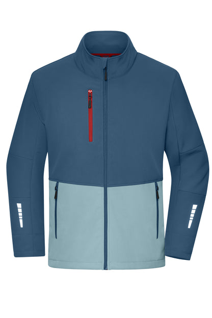 Workwear Softshell Jacket - Deep-blue/steel-blue