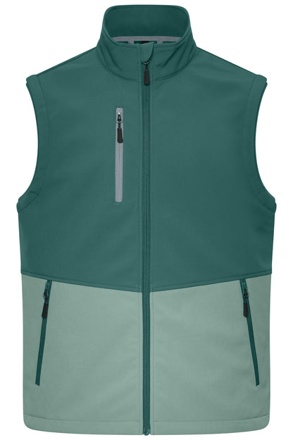 Workwear Softshell Vest - Industrial-green/foggy-green