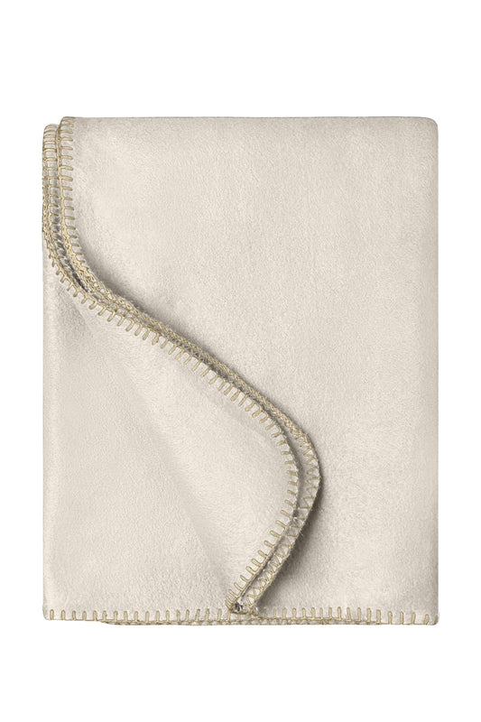 Fleece Blanket - Natural/Camel