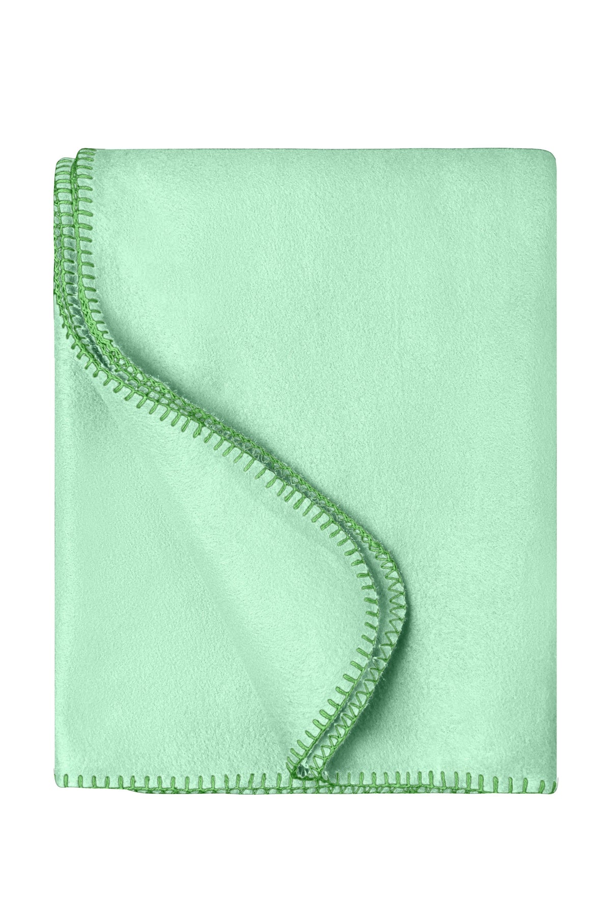 Fleece Blanket - Soft-green/Green