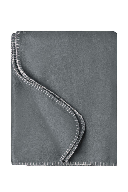 Fleece Blanket - Grey/Light-grey