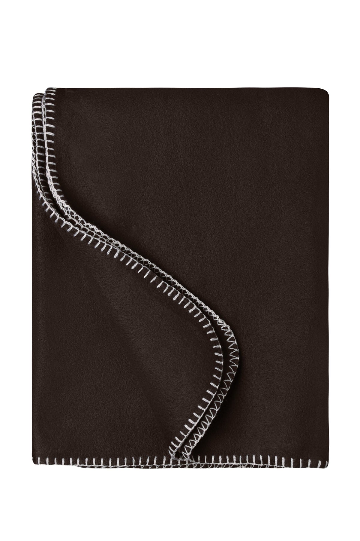 Fleece Blanket - Brown/Natural