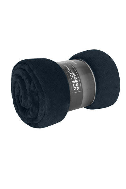 Microfibre Fleece Blanket XL - Navy