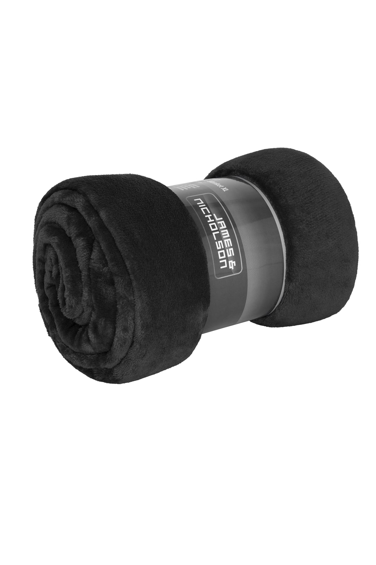 Microfibre Fleece Blanket XL - Black