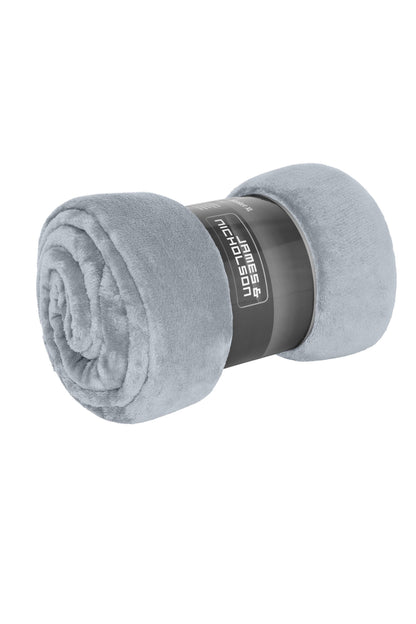 Microfibre Fleece Blanket XL - Silver