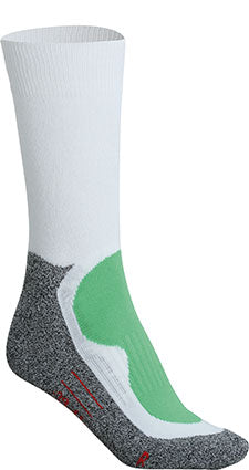 Sports Socks - White/Green