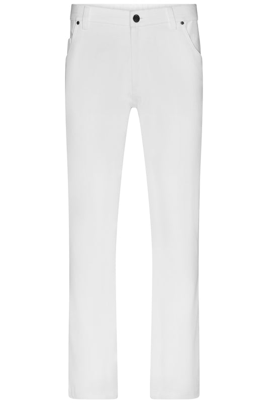 Men´s 5-Pocket Stretch Pants - White