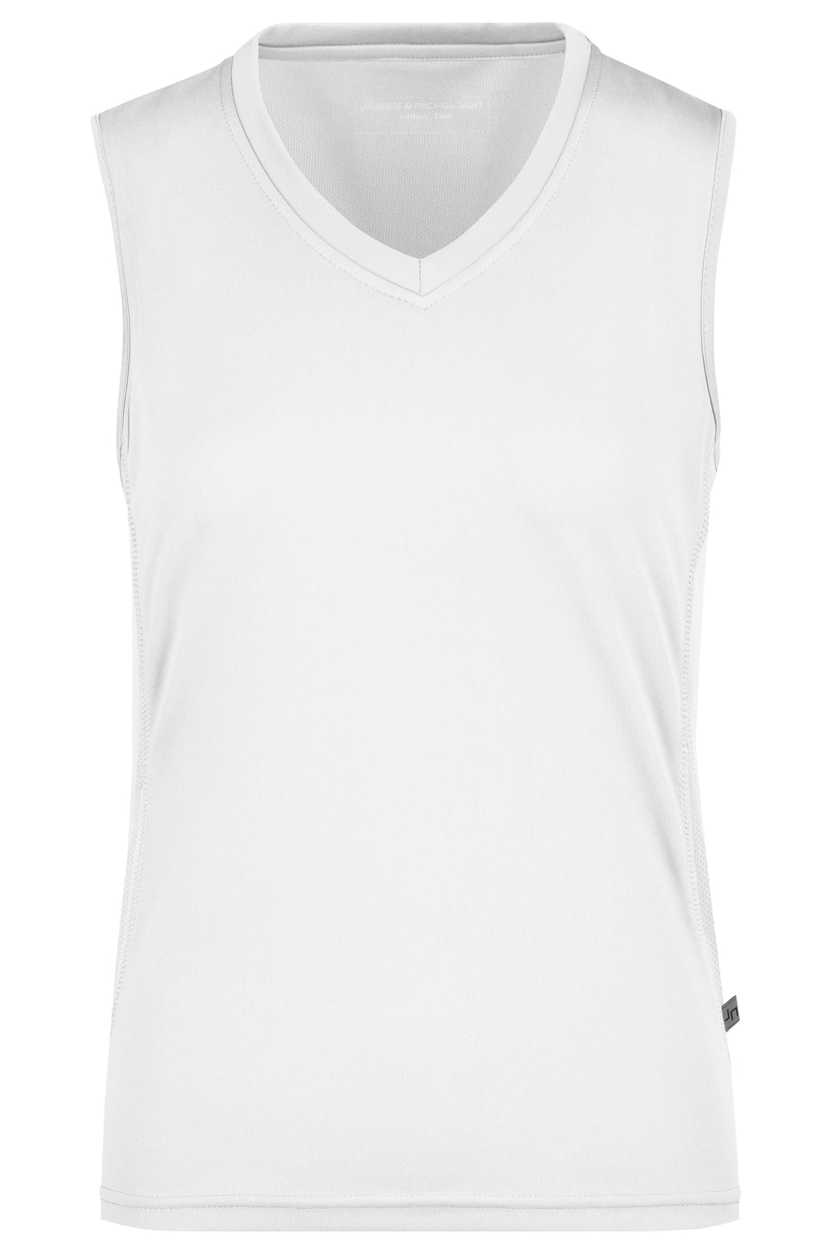 Ladies Running Tank - White/White