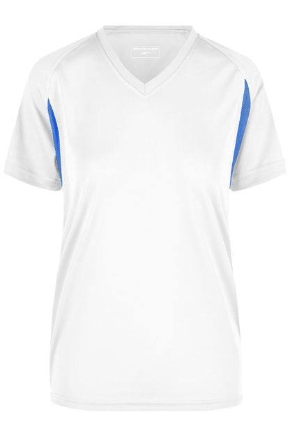 Ladies Running-T - White/Royal Blue