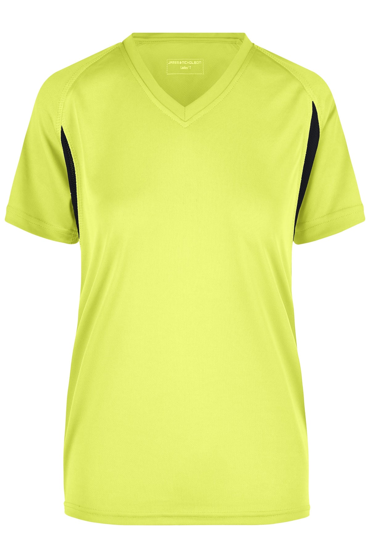 Ladies Running-T - FluoYellow/Black