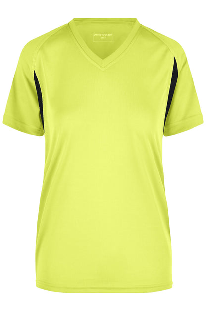 Ladies Running-T - FluoYellow/Black