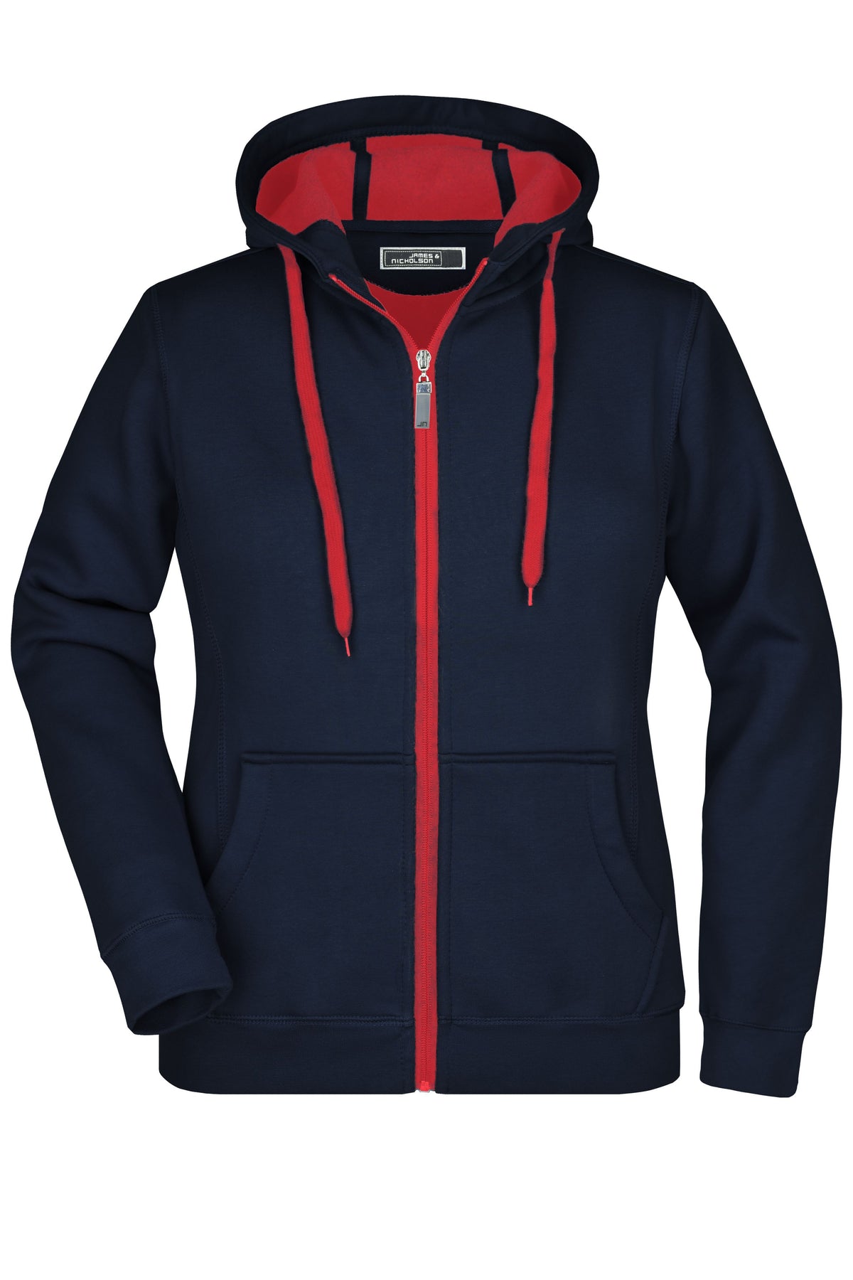 Ladies Doubleface Jacket - Navy/Red