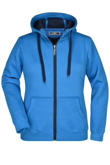 Ladies Doubleface Jacket - Azur/Navy