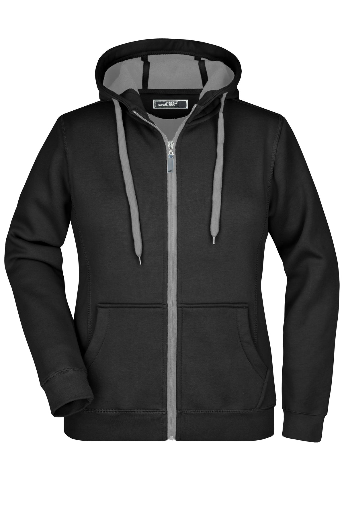 Ladies Doubleface Jacket - Black/Carbon