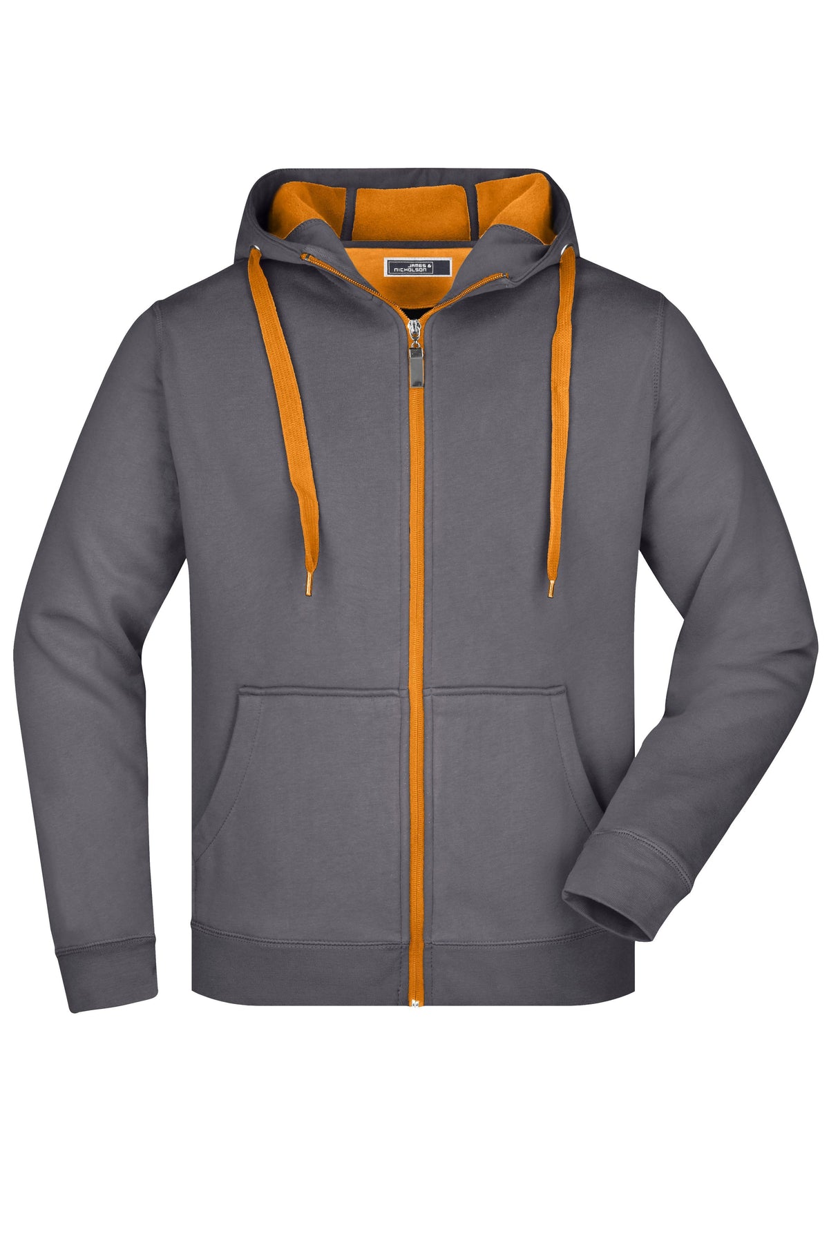 Men’s Doubleface Jacket - Carbon/Orange