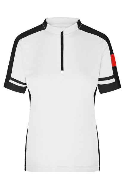 Ladies´ Bike-T Half Zip - White