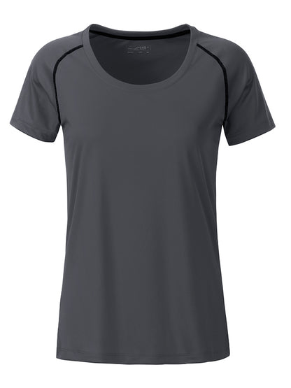 Ladies´Sports T-Shirt - Titan/Black