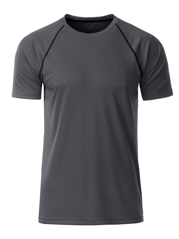 Men´s Sports T-Shirt - Titan/Black