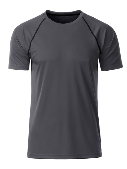 Men´s Sports T-Shirt - Titan/Black
