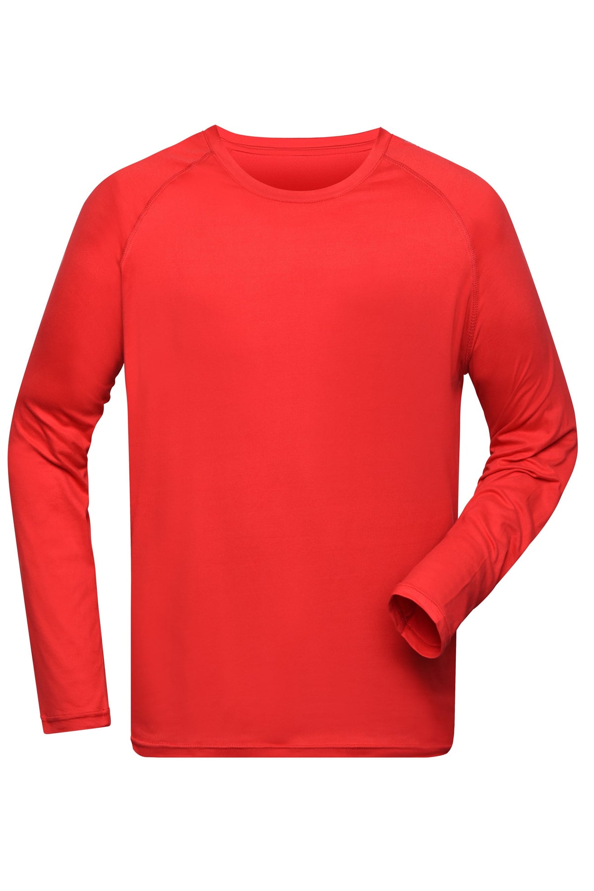 Men´s Sports Shirt Longsleeve - Bright Red