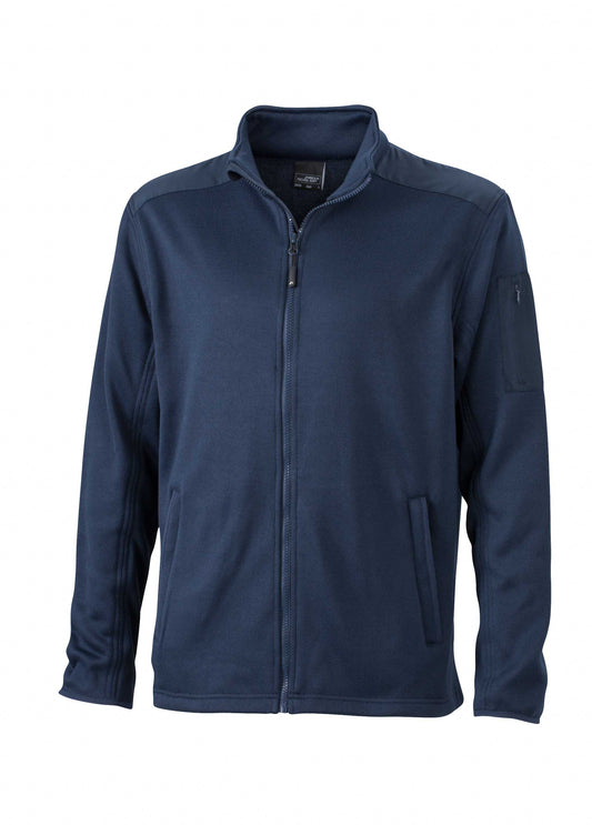 Men´s Knitted Fleece Jacket - Navy/Navy