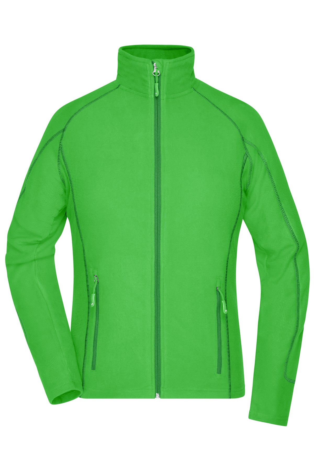 Ladies´ Structure Fleece Jacke - Green/Dark Green