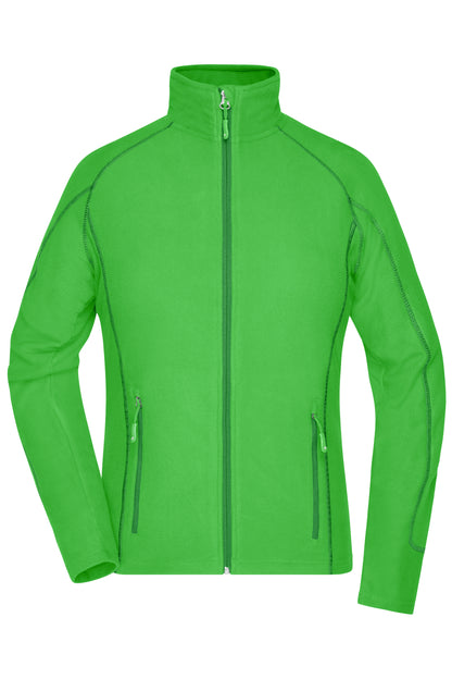 Ladies´ Structure Fleece Jacke - Green/Dark Green
